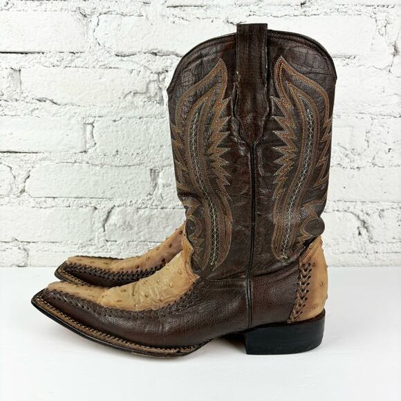 Jar Quill Ostrich Boots - Picture 4 of 10